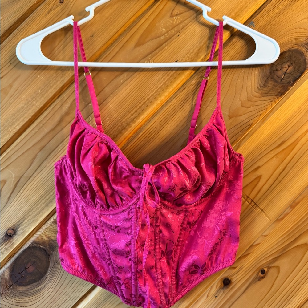 Urban Outfitters Pink Corset Top